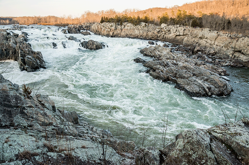 The Potomac River at Great Falls