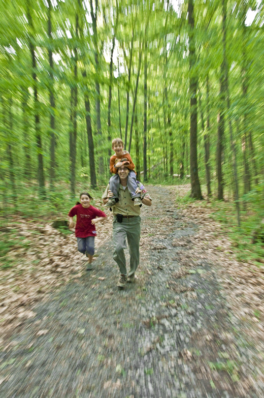 John Running in the Woods - Photograph #5