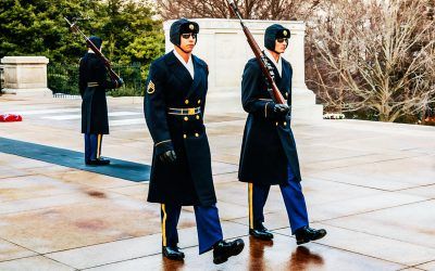 Changing of the Honor Guard
